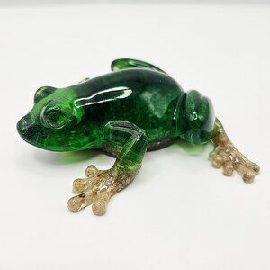 Green Resin Frog #1783